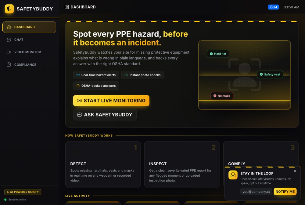 SafetyBuddy - Multimodal Safety Platform